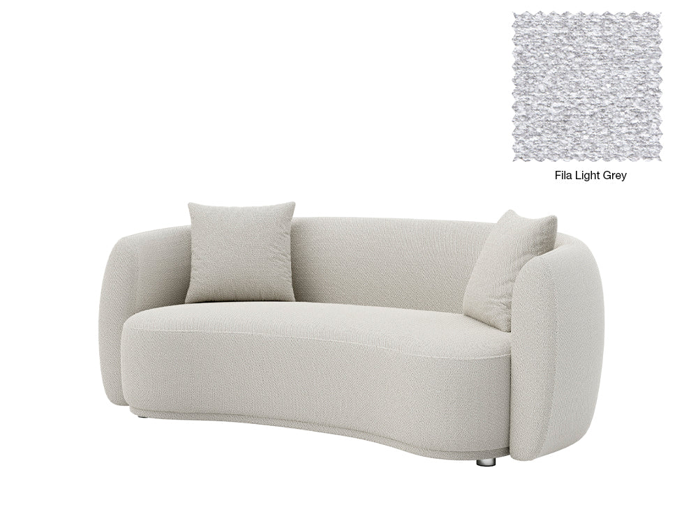 Lilly 3 Seater Curved Sofa