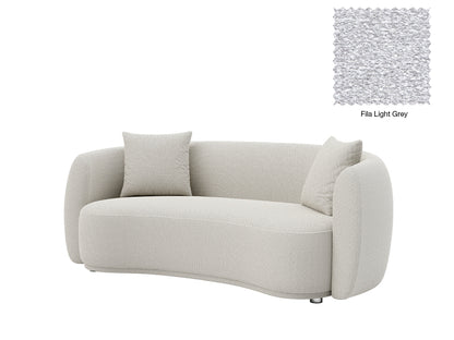 Lilly 3 Seater Curved Sofa