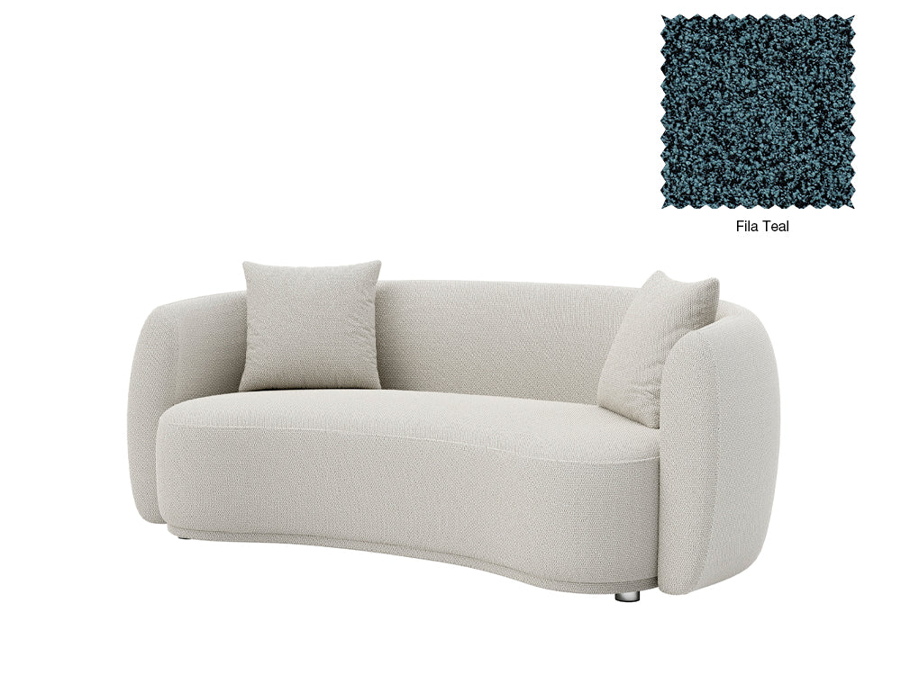 Lilly 3 Seater Curved Sofa