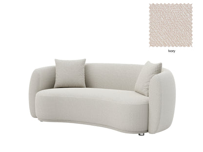 Lilly 3 Seater Curved Sofa