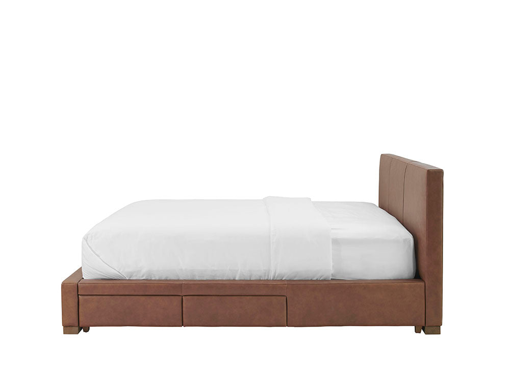 Moderna Bed With 2 Drawers Right