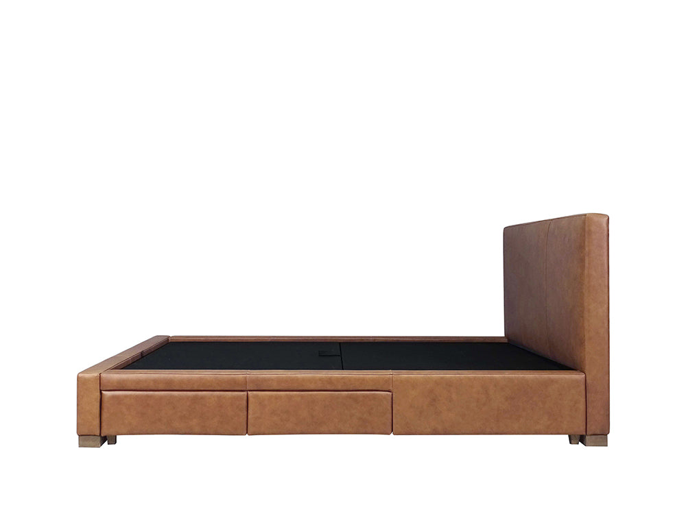 Moderna Bed With 2 Drawers Right