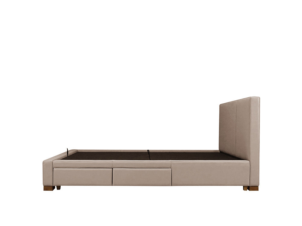Moderna Bed With 2 Drawers Right