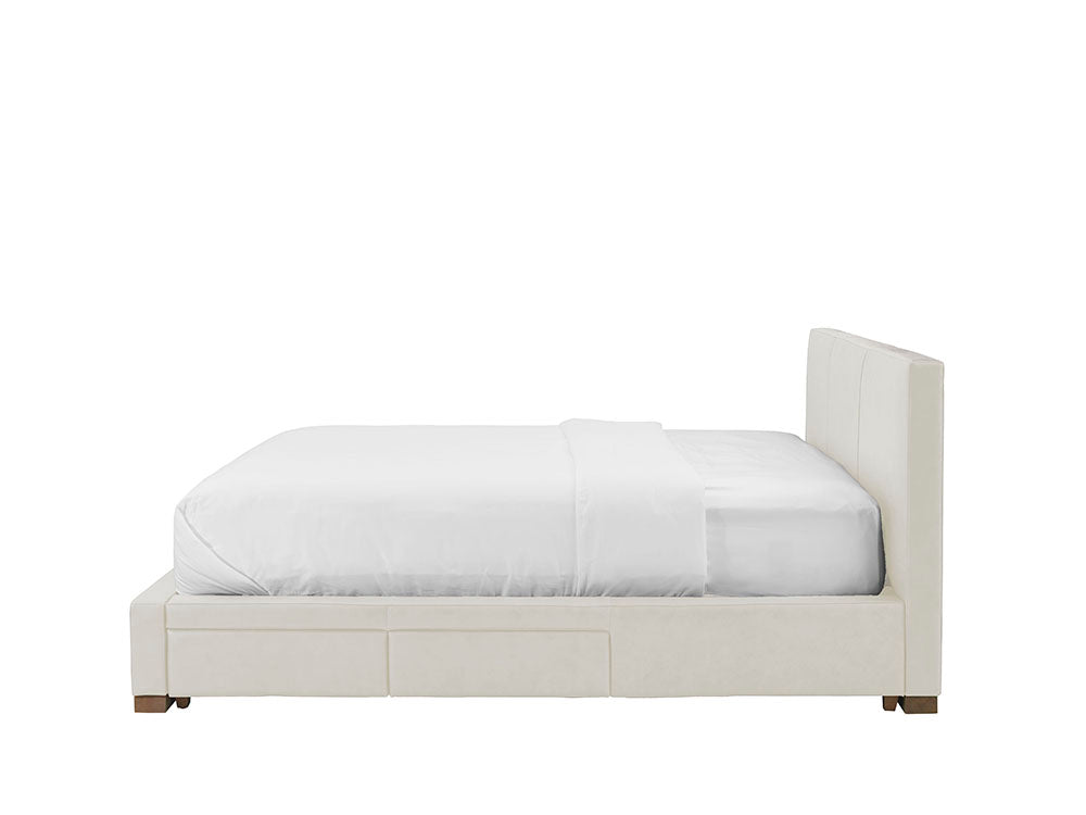 Moderna Bed With 2 Drawers Right