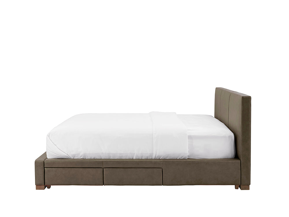 Moderna Bed With 2 Drawers Right