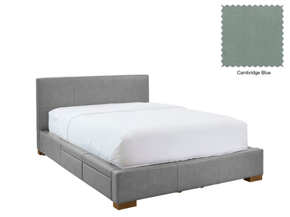 Moderna Bed With 2 Drawers Left