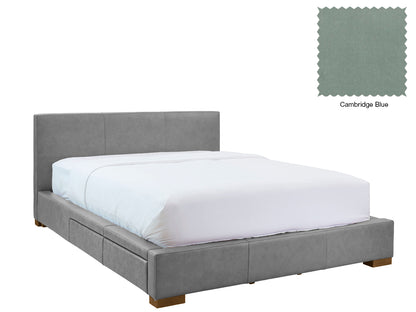 Moderna Bed With 2 Drawers Left