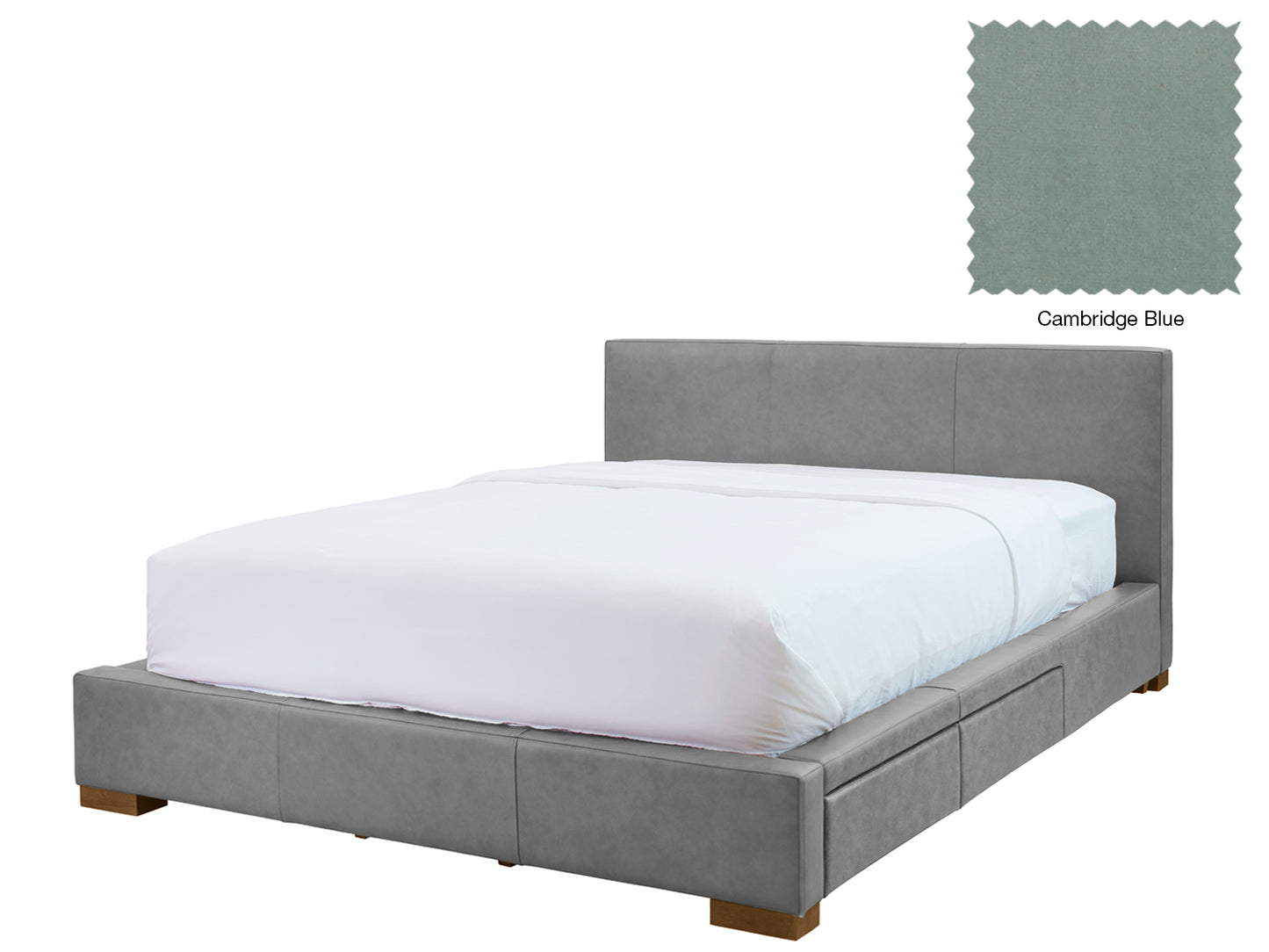 Moderna Bed With 2 Drawers Right