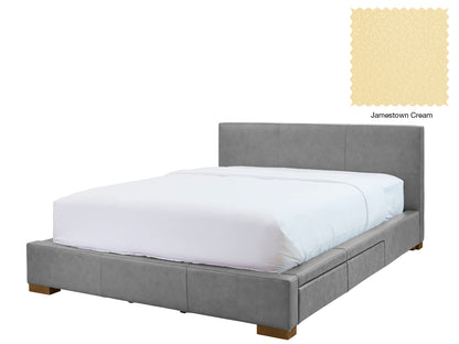 Moderna Bed With 2 Drawers Right