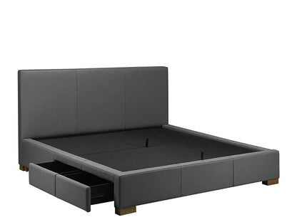 Moderna Bed With 2 Drawers Left
