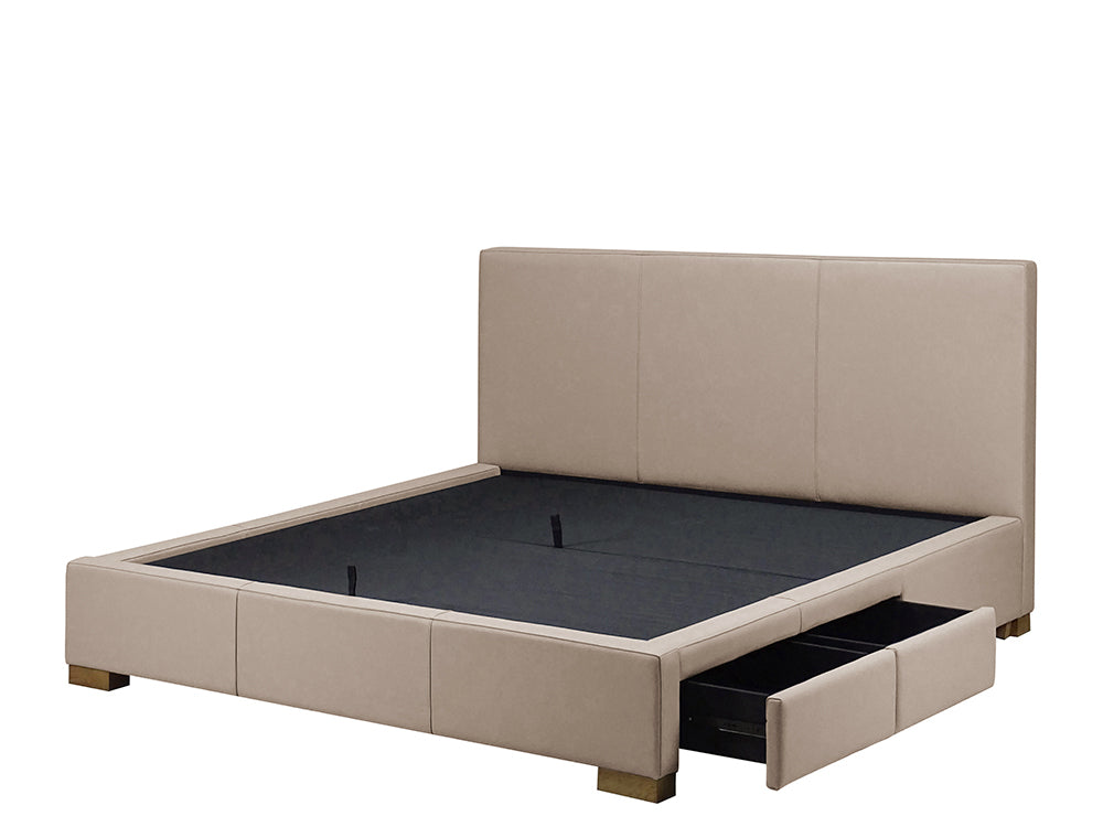 Moderna Bed With 2 Drawers Right