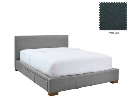 Moderna Bed With 2 Drawers Left