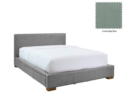 Moderna Bed With 2 Drawers Left