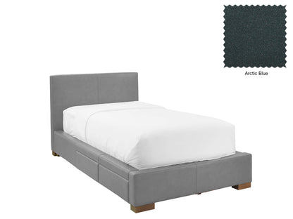 Moderna Bed With 2 Drawers Left