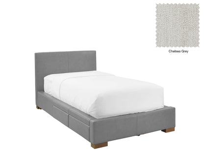 Moderna Bed With 2 Drawers Left