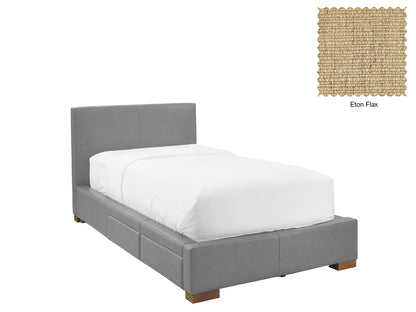 Moderna Bed With 2 Drawers Left