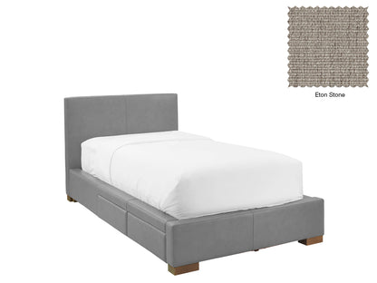 Moderna Bed With 2 Drawers Left
