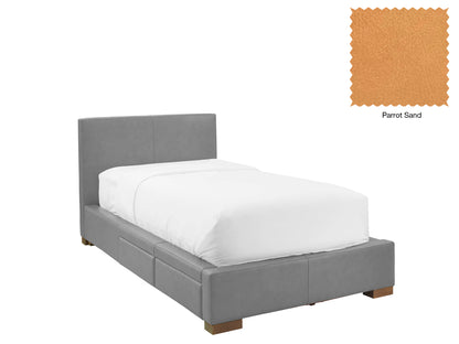 Moderna Bed With 2 Drawers Left