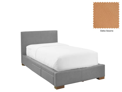 Moderna Bed With 2 Drawers Left