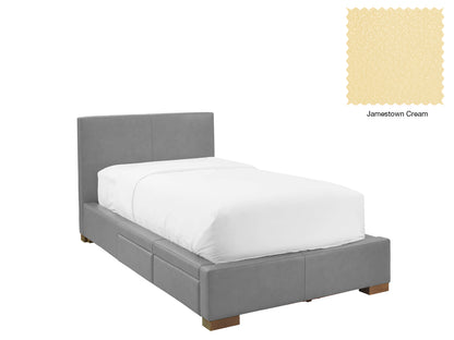 Moderna Bed With 2 Drawers Left