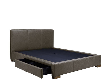 Moderna Bed With 2 Drawers Left