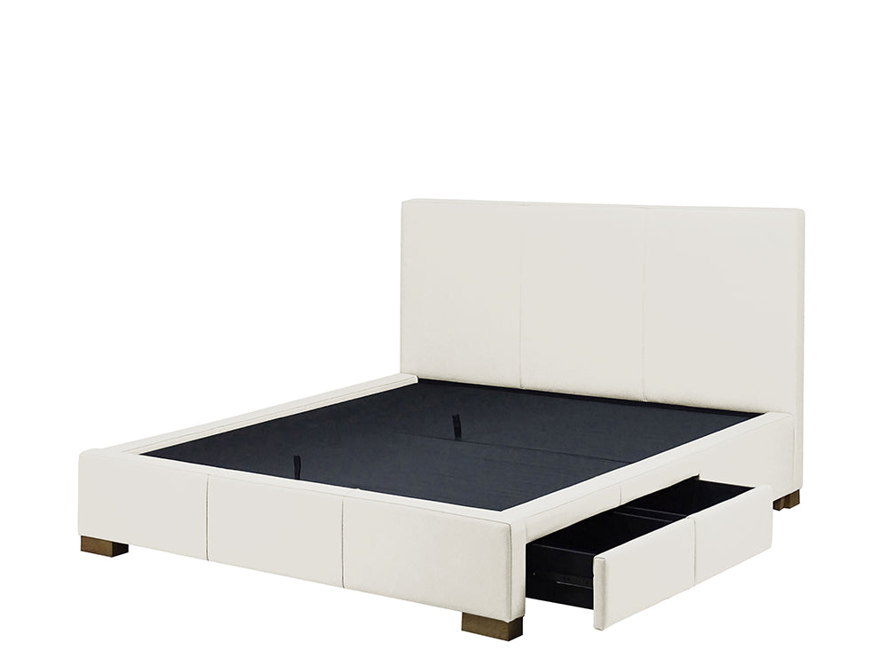 Moderna Bed With 2 Drawers Right