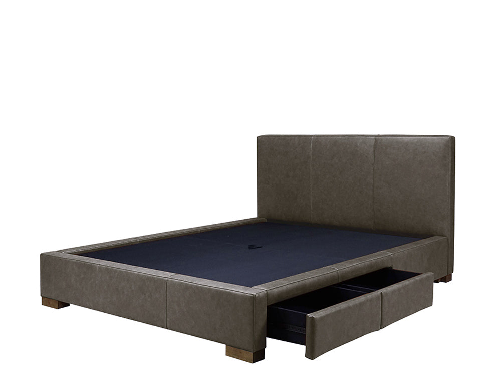 Moderna Bed With 2 Drawers Right