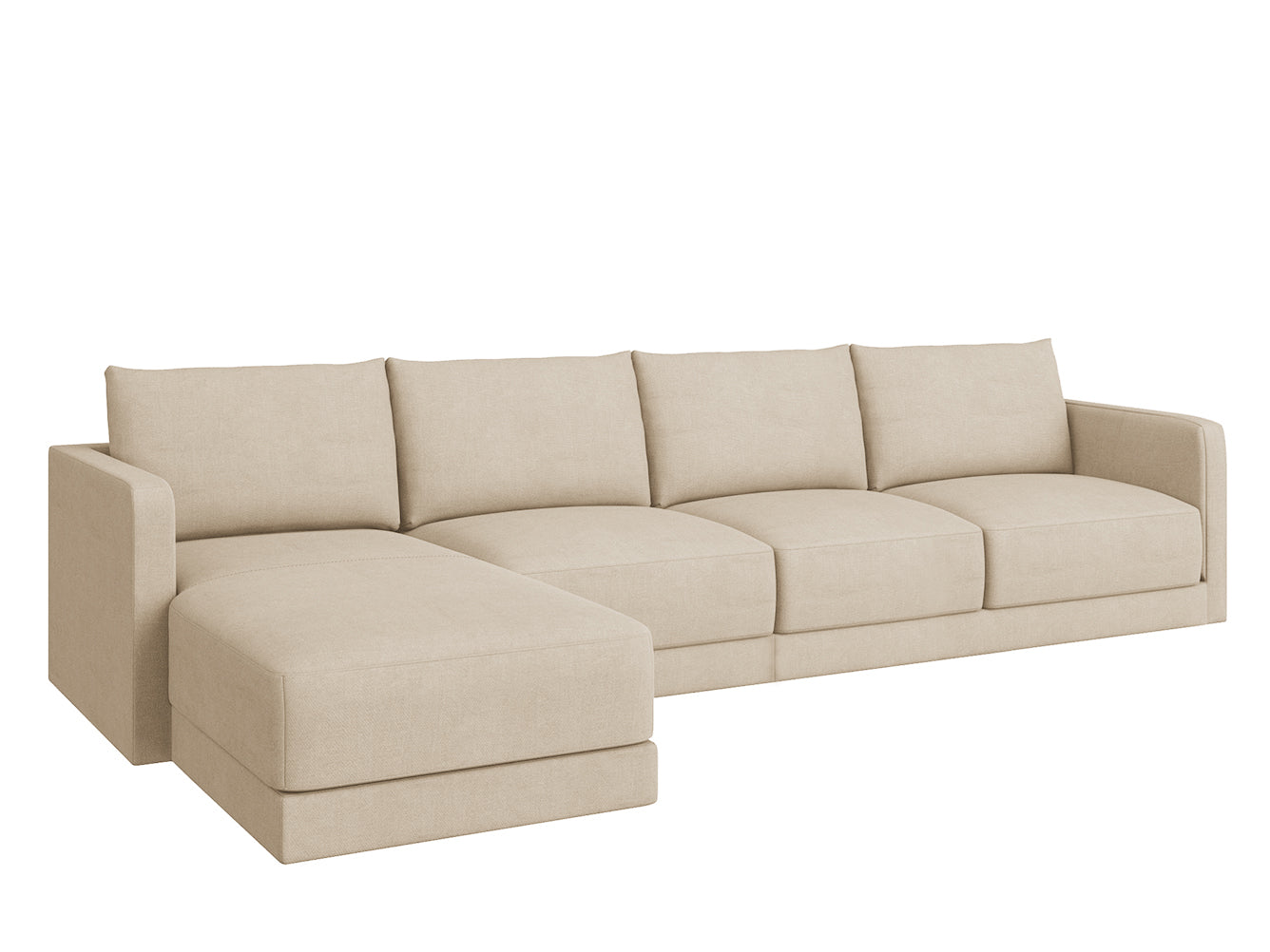 Basel 4 Seat L Shape Left Sofa